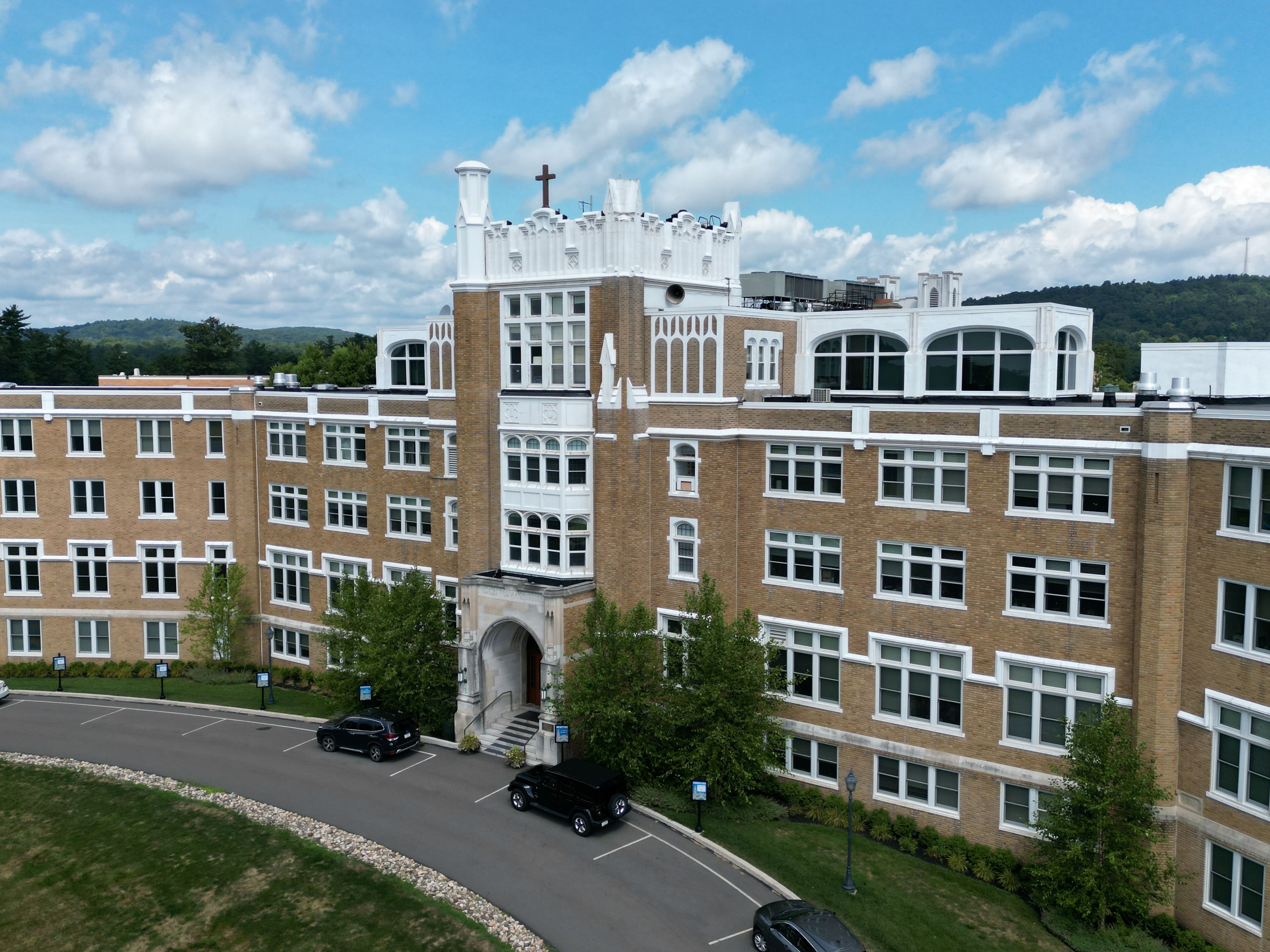 Misericordia University Overhead Campus Building