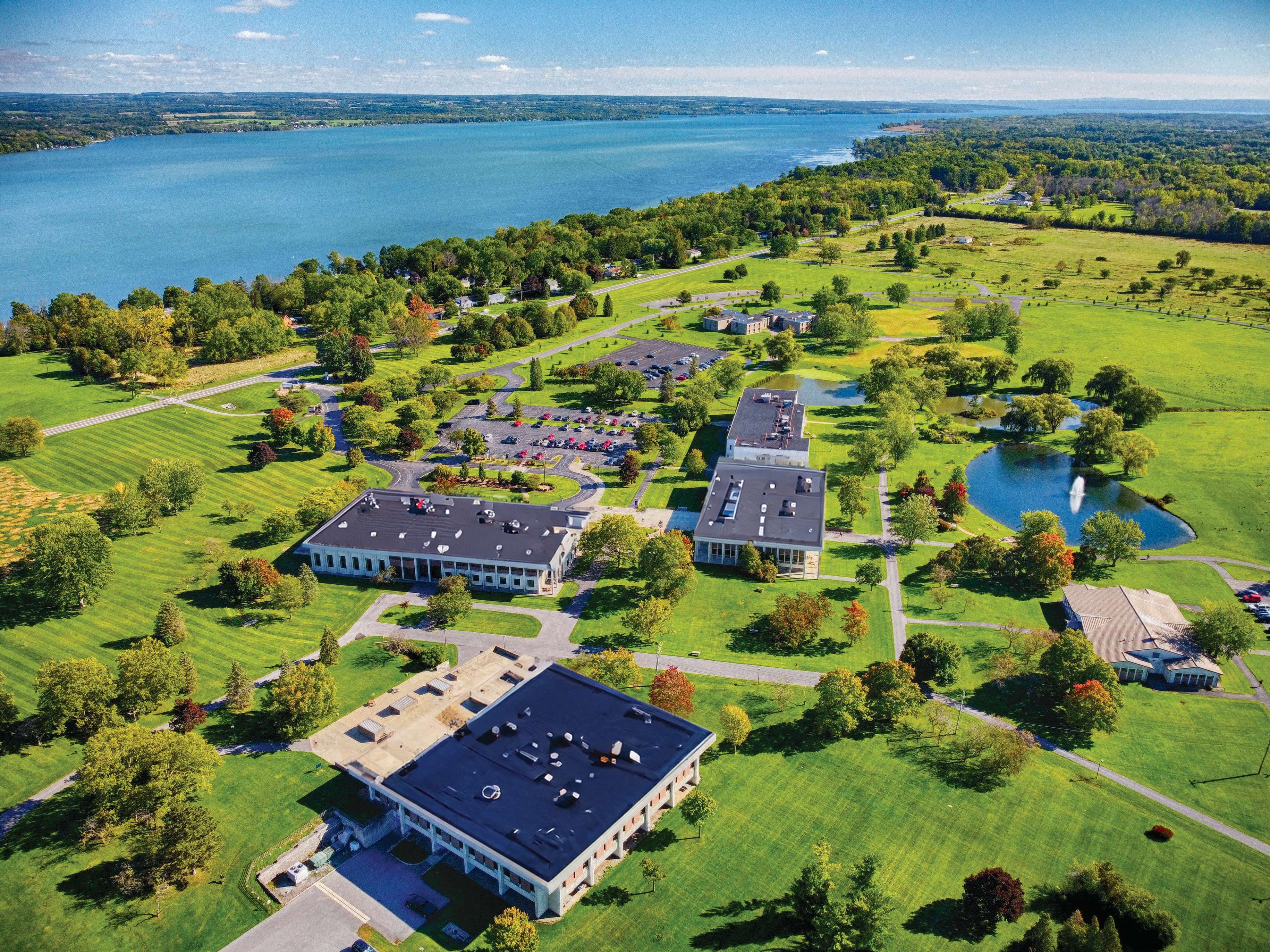 Northeast College Aerial Shot of Seneca Falls Campus