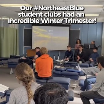 Video of clubs at Northeast getting together during the winter trimester