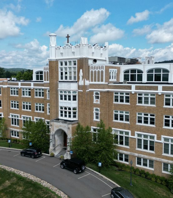 Misericordia University Overhead Campus Building