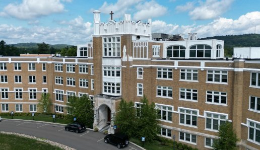 Misericordia University Overhead Campus Building