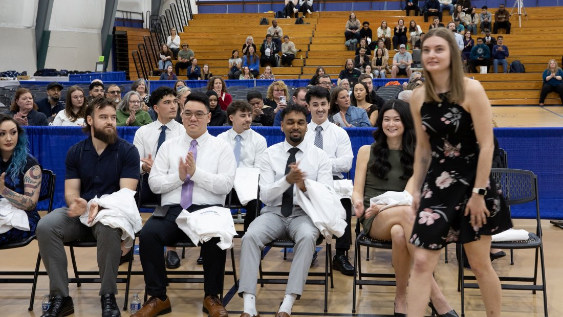 7th Trimester students sitting at Transitions Ceremony