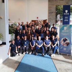 Massage therapy students connected classroom learning to career outcomes at the College’s first Career Pathways event, engaging with regional employers and industry mentors to explore job opportunities and build professional connections.